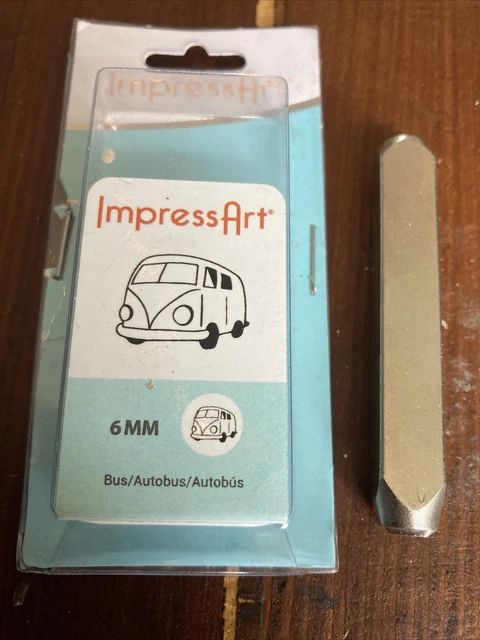Estampilla usada de diseño de autobús automático Impressart 6 mm para oro/plata/cobre/aluminio