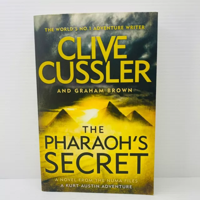 The Pharaoh's Secret by Clive Cussler  Numa Files Book 13 Novel Large Paperback