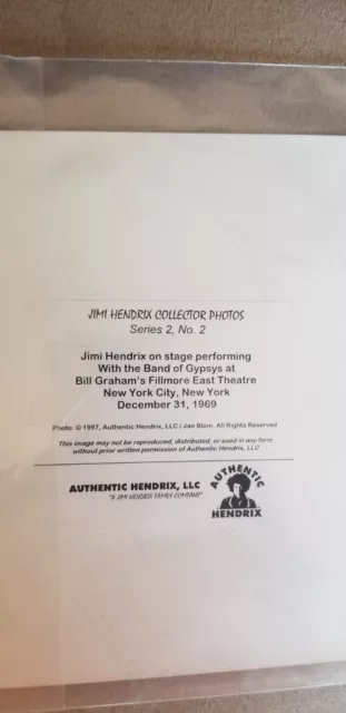 Original Jimi Henrix Photo From Negative 8x10 Free Shipping