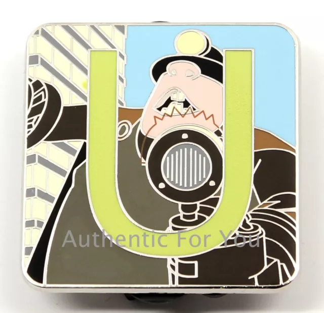 NEW Disney Pin Pixar Alphabet Letter U The Underminer - Incredibles Villain Mole