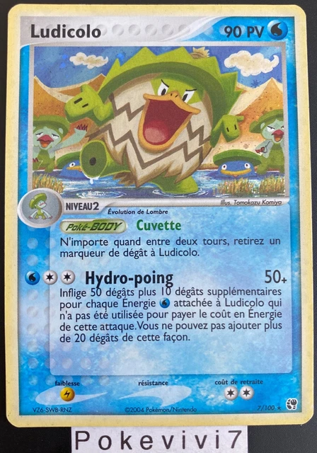 Pokemon Card LUDICOLO 7/100 Holo Block EX Sandstorm FR