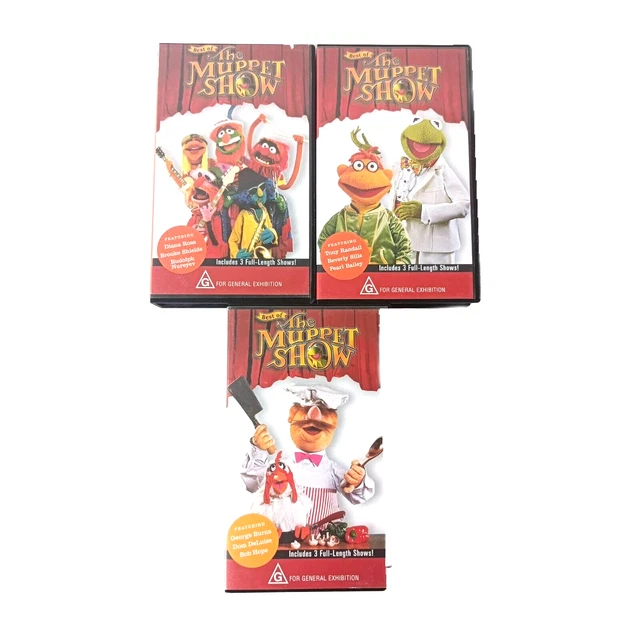 BEST OF MUPPET Show VHS Lot Vol 7 8 13 Diana Ross Bob Hope Brooke ...