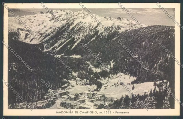 Trento Tweezolo Madonna di Campiglio Nevicata postcard ZB0713