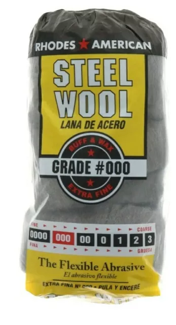 Rhodes American Steel Wool Grade #000 ~ NEW
