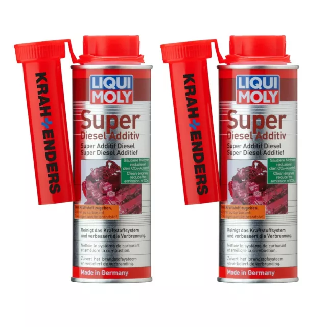 2x LIQUI MOLY 5120 Super Diesel Additiv Kraftstoff Zusatz Schutz 250ml