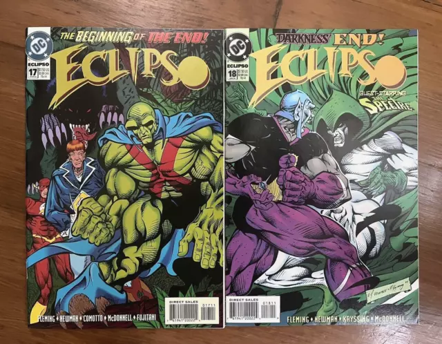 Eclipso #17-18 (DC Comics, 1994, JLA, The Spectre)