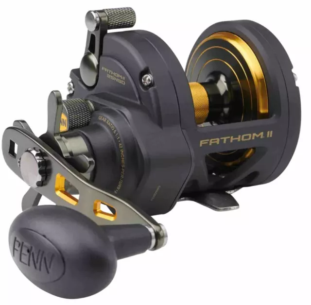 Penn Fathom II Star Drag Saltwater Multiplier Sea Fishing Reel - All models