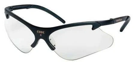 Smith & Wesson 19833 Safety Glasses, Wraparound Clear Polycarbonate Lens,