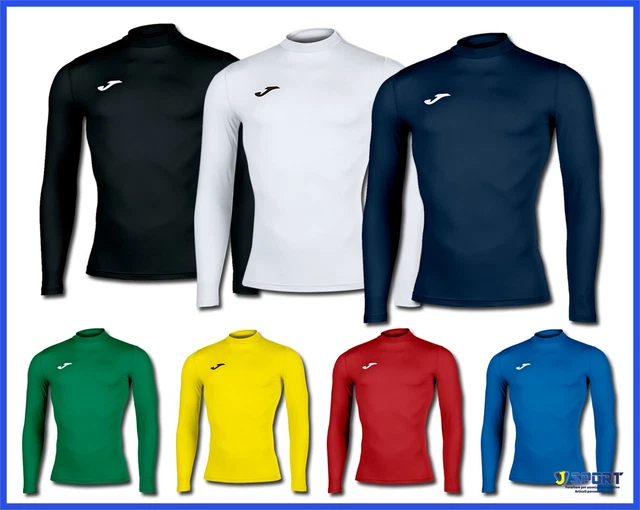 Maglietta Termica Joma Academy Per Bambini - Nero, Poliestere, Perfetta Per Allenamento - Foto 3