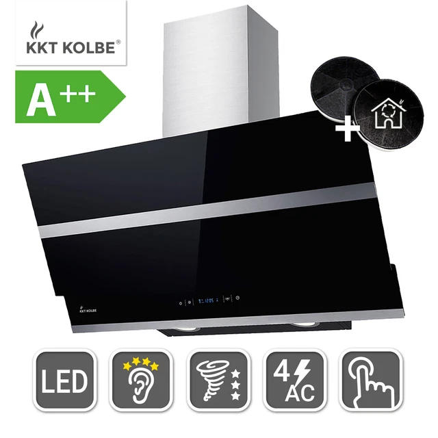 KKT Kolbe Campana de Pared con altura Campana extractora 80cm
