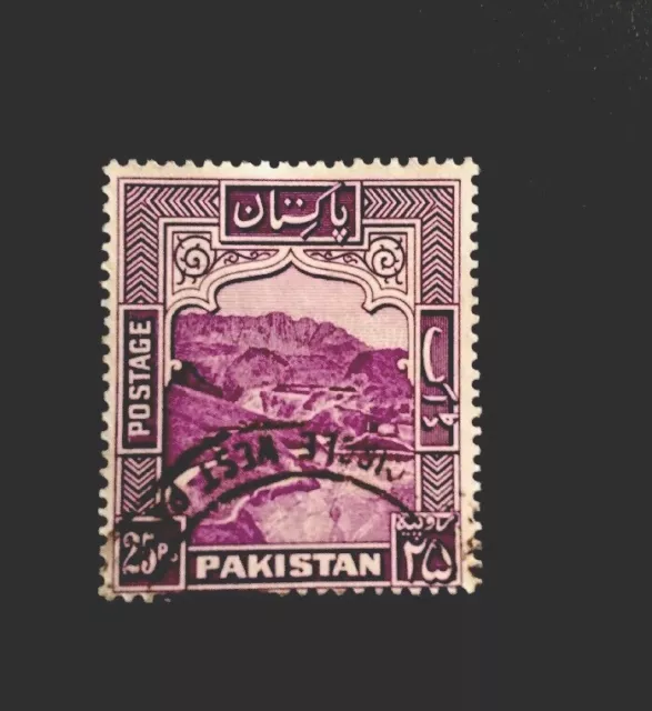 Pakistan SG 43 25R Violet P14 CDS Fine Used KGVI