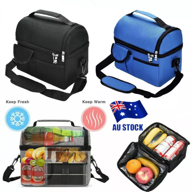 Portable 8L Insulated Lunch Cooler Bag Box For Men Women Kids Storage Thermal AU