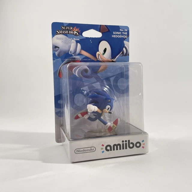 Figurine Amiibo Sonic - Super Smash Bros Collection - Nintendo - Neuve Sous Blister