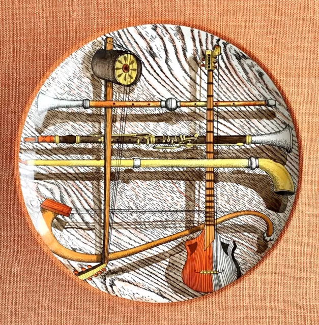 Fornasetti Plate Orchestra 2 ~ framed