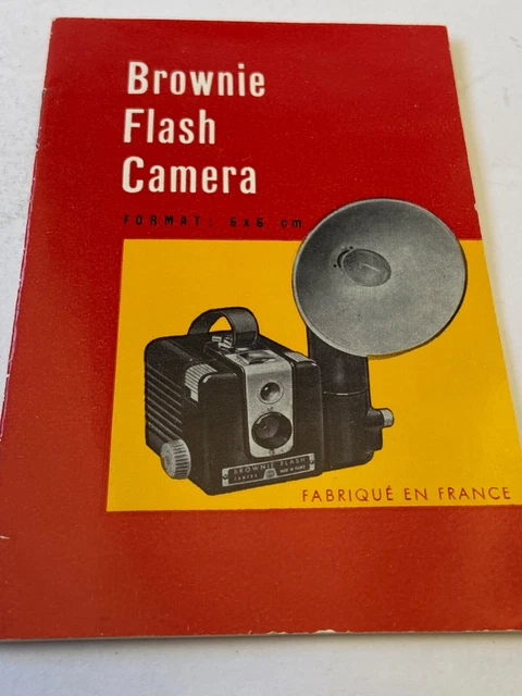 Mode D'emploi Photo Cinéma Kodak Starluxe II – Pour Appareil Brownie – Vintage