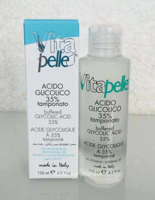 Acido Glicolico 35%Tamponato Rughe Smaliature 125Ml Vita Pelle Phyto Sintesi