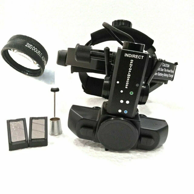 Nouvel ophtalmoscope indirect binoculaire ophtalmique sans fil avec objectif 20d