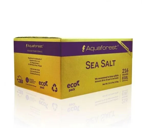 AquaForest Sea Salt 25kg Box Marine Reef Coral Supplement Aquarium Salt
