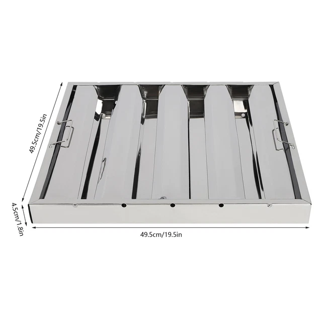 20" X 20" Commercial Hood Grease Exhaust Filter Baffle Stainless Steel 6 Pack US
