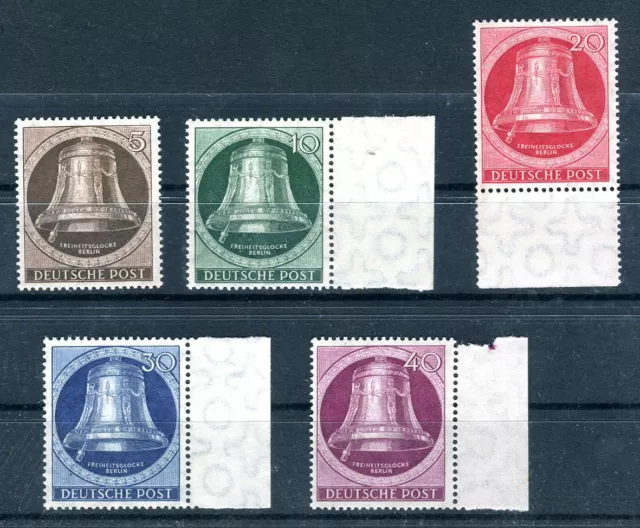 Berlin 75-79 Freiheitsglocke Klöppel Links  Satz postfrisch (5201)