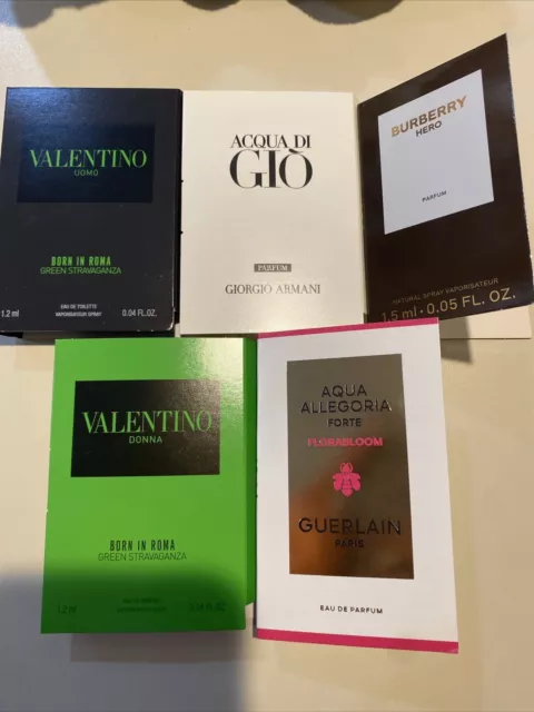 MEN’S & WOMEN’S Perfume & Cologne Samples - Burberry - Valentino ...