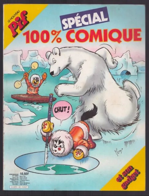 Le Nouveau Pif Special 100% Comique  N°40 . 1985 . Pif Gadget .