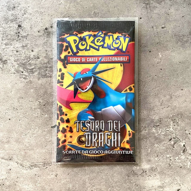 🔥 Pokemon Tesoro dei Draghi bustina carte ITA SEALED semi vintage lotto psa ex