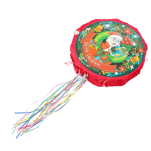Pinata du père noël, décoration de noël, accessoire de disposition de fête de