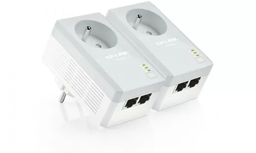 TP-LINK TL-PA4025PKIT AV600 CPL uniquement 2+1 port|2 pack| integrierte steckdos