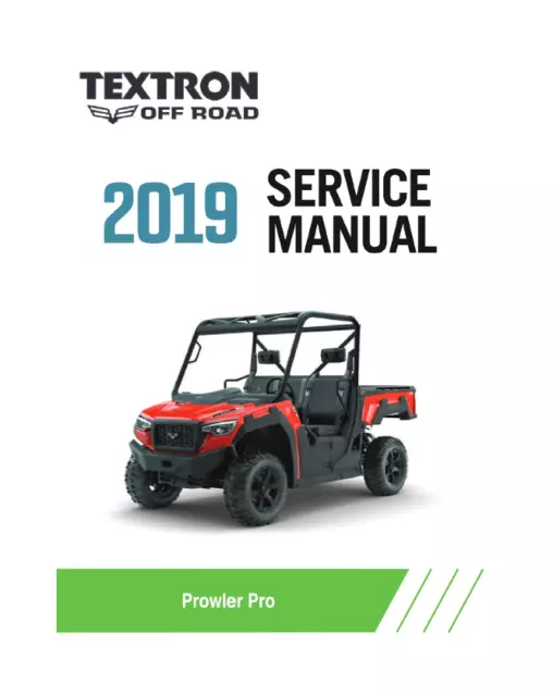 Arctic Cat Prowler Pro Service Manual | 2019 | MAILED CD