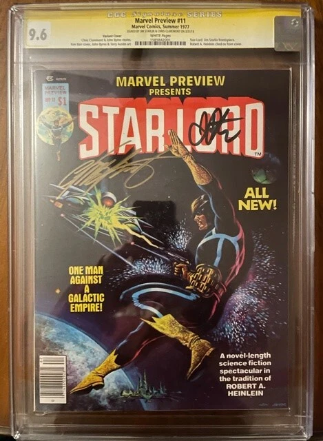 Marvel Preview 11 CGC 9.6 SSx2 VARIANT  2nd Peter Quill/Star-Lord Single Highest