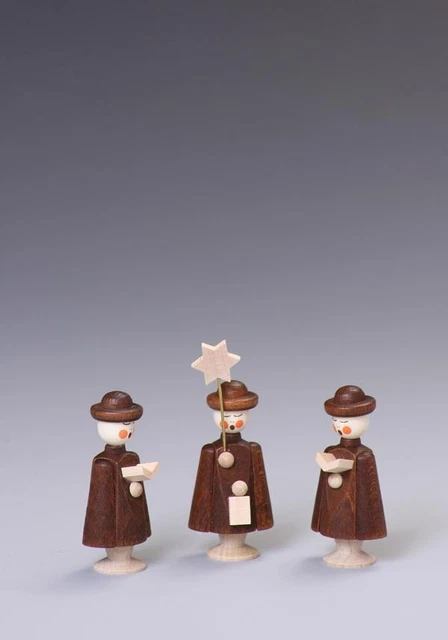 Decorazione Tavolo Figure Coro 3 Statue Natura Altezza Circa 5 CM Nuovo Chiesa