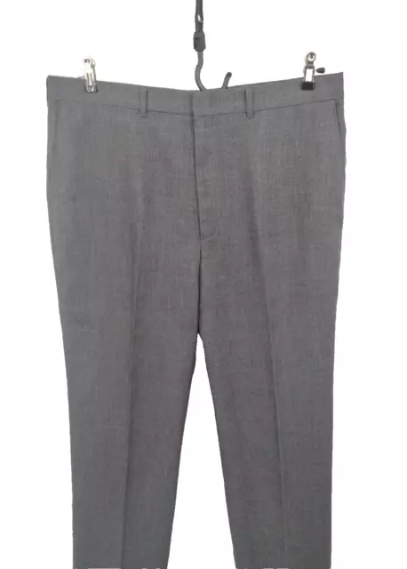 VTG HAGGAR DRESS Pants Mens 38x32 Gray Heathered Straight Made In USA ...