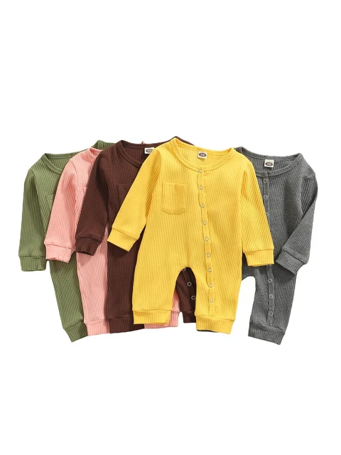 Newborn Infant Baby Boy Girl Knitted Romper Bodysuit Jumpsuit Clothes Outfit New