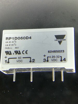 Halbleiterrelais SIL-Gehäuse, 1-pol, 4 A, 1 - 60 V DC