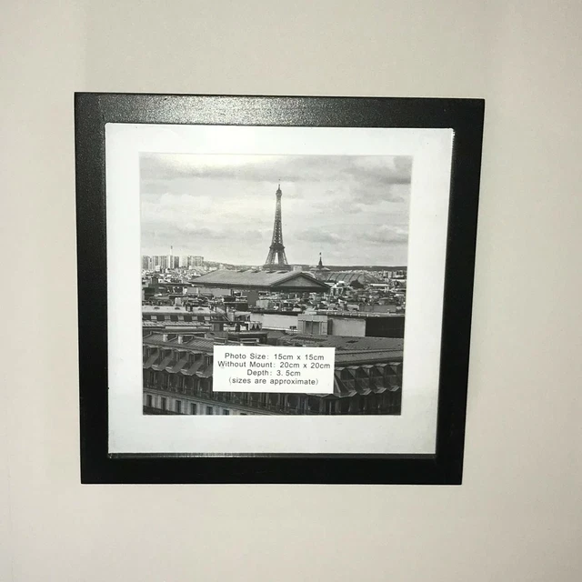 Shadow Box Photo Frame 3D Picture Frame Deep Mount - Medium 20cm x 20cm - BNIB