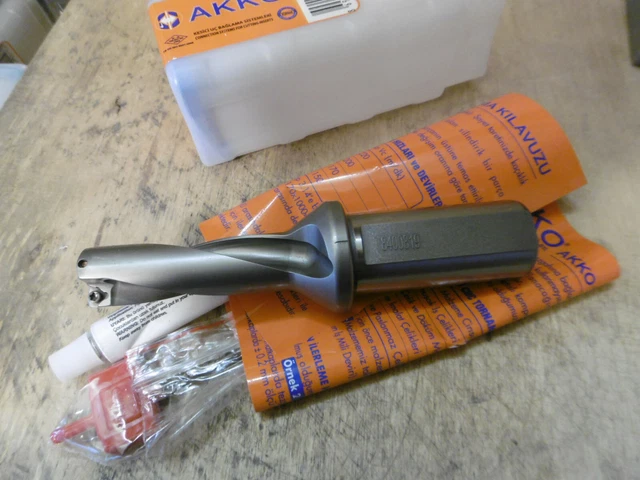 Akko Wendeplattenbohrer Vollbohrer Ø25 3xD für WCMX 050308 ATUM25xD3 WCM