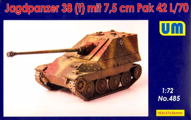 1/72 UM-MT Models JAGDPANZER 38(t) with 7.5cm PAK 42 L/70 GUN Self Propel *MINT*