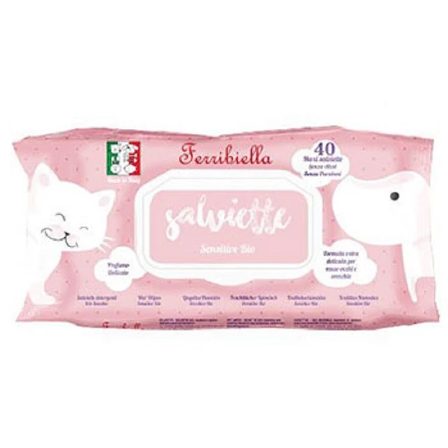 FERRIBIELLA TOALLITAS SENSITIVE, 40 uds