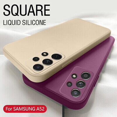 Étui en liquide Silicone Pour Samsung A52 S21 Ultra S22 Plus S20 FE Cover Housse