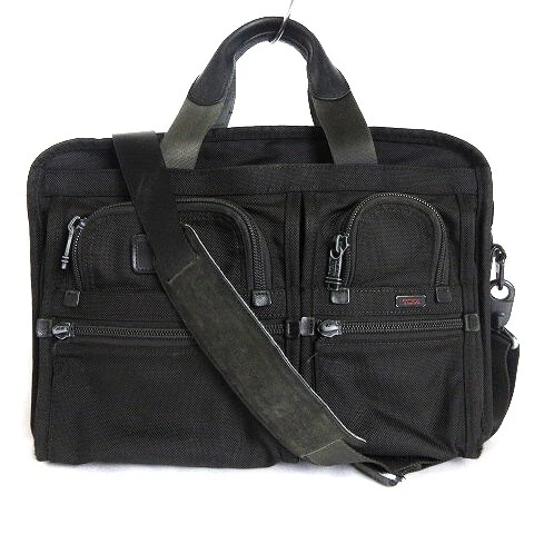 Tumi Alpha Expandable Organizer Computer Briefs Business Bag 2Way Shoulder 26141