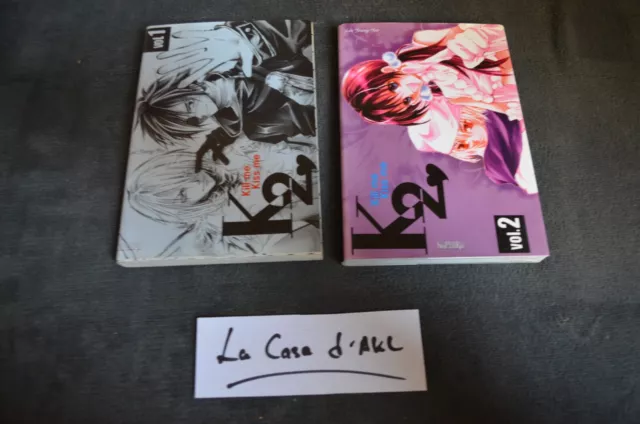 Lot K2 Kill me Kiss me tomes voilumes 1 et 2 - Manga Saphira Editions