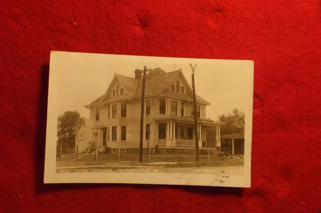 1911 Res. Chas Cramer Dyersville Iowa Real Photo Postcard Rppc