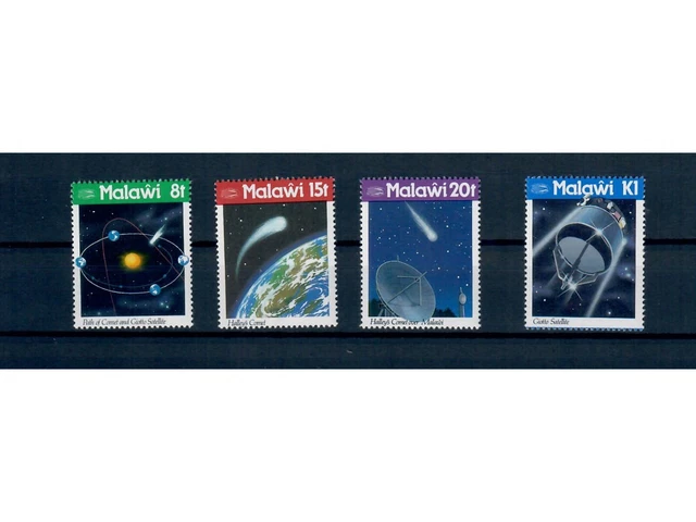 Malawi, MiNr. 461-464 **, postfrisch, Halley’s Comet, Halleyscher Komet