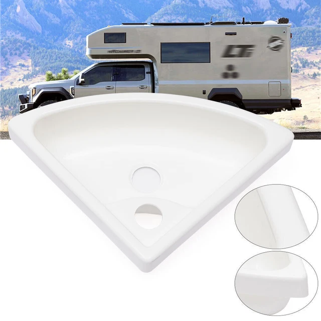 Lavabo triangulaire d'angle pour cuisine, salle de bain, bateau