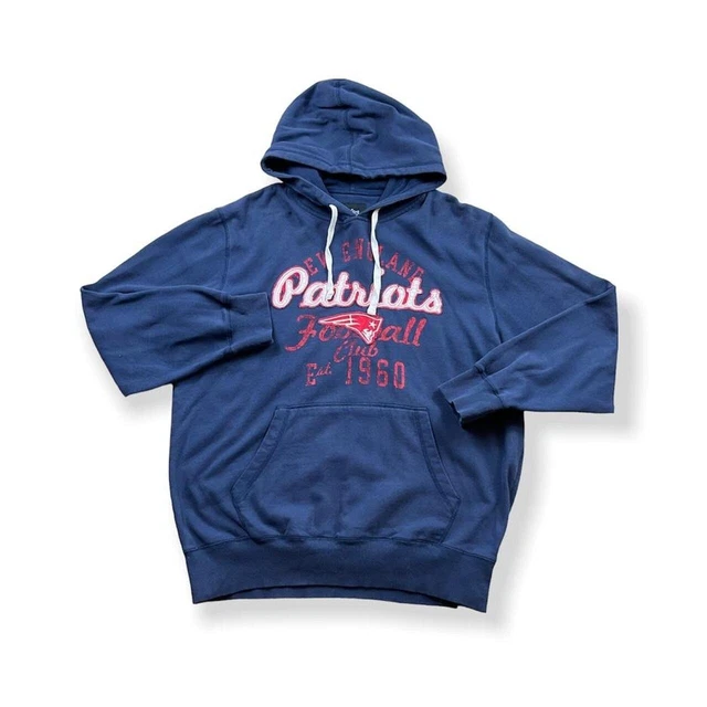 Unisex Adults NFL New England Patriots Hoodie - Size Large (LF1547)