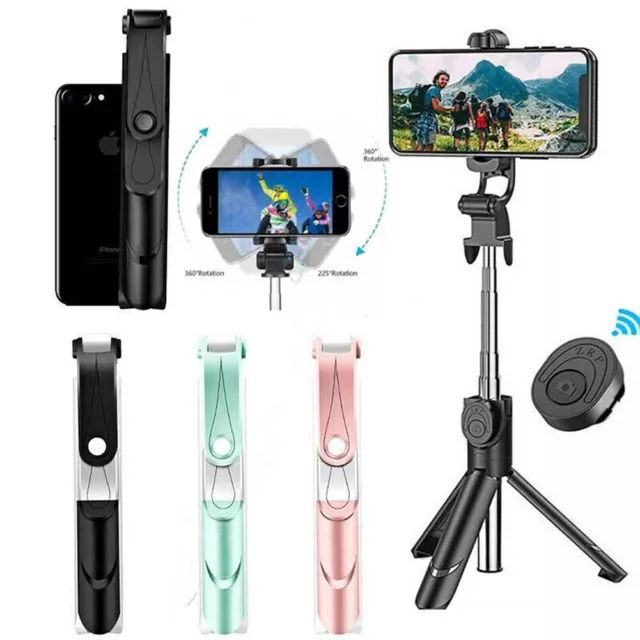 Telescopic Selfie Stick Bluetooth Tripod Monopod Phone Holder Samsung/iPhone ❤