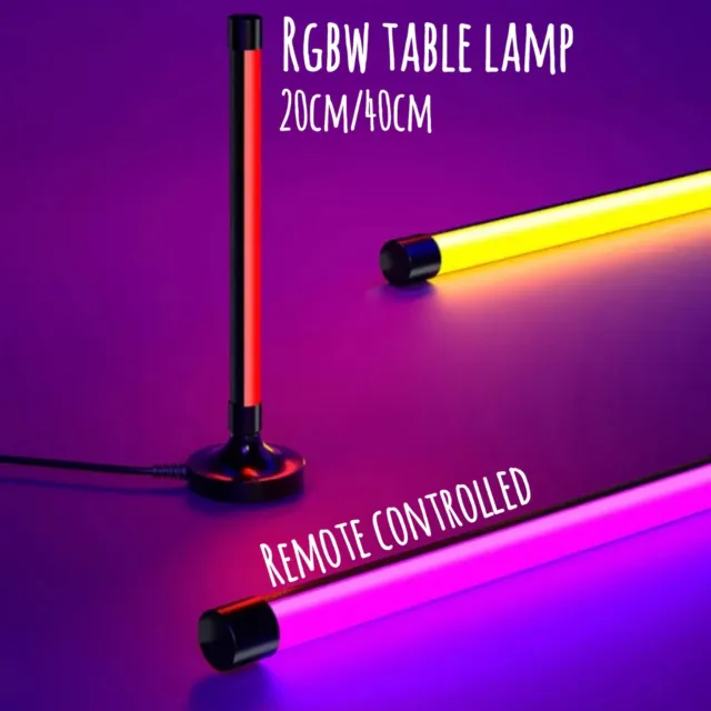 RGBW Colour Changing LED Floor Table Light Minimalist Mood Lamp Corner Stand