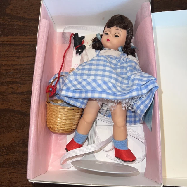 NIB Vintage Madame Alexander Doll Wizard of Oz Series 8" DOROTHY w/ TOTO 13200