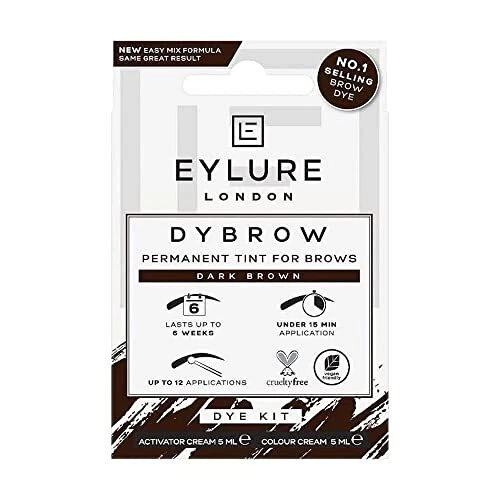 EYLURE DYBROW EYEBROW Dye Kit, Dark Brown £5.53 PicClick UK